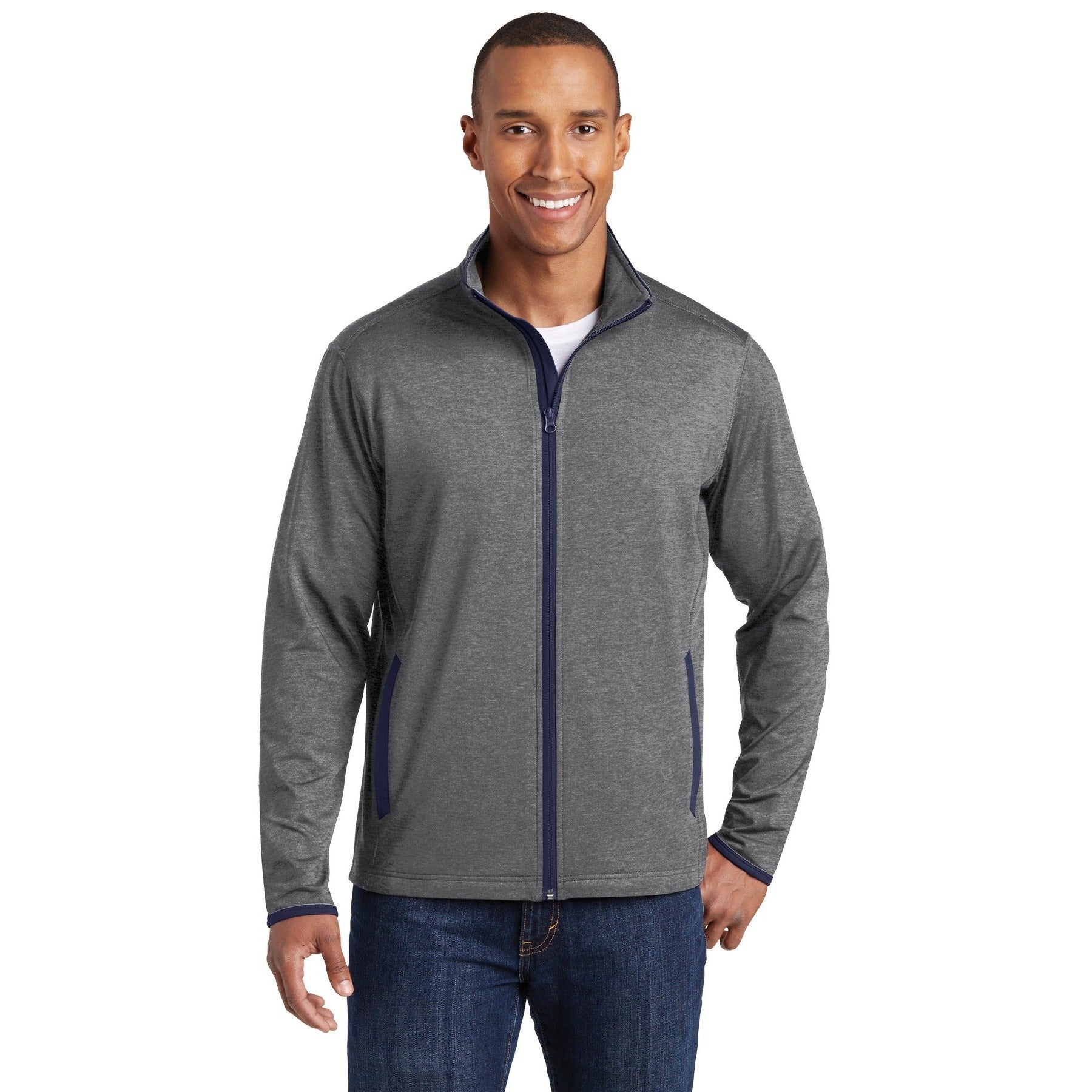 Sport-Tek-Sport-Tek® Sport-Wick® Stretch Contrast Full-Zip Jacket. ST853-MedTech-6